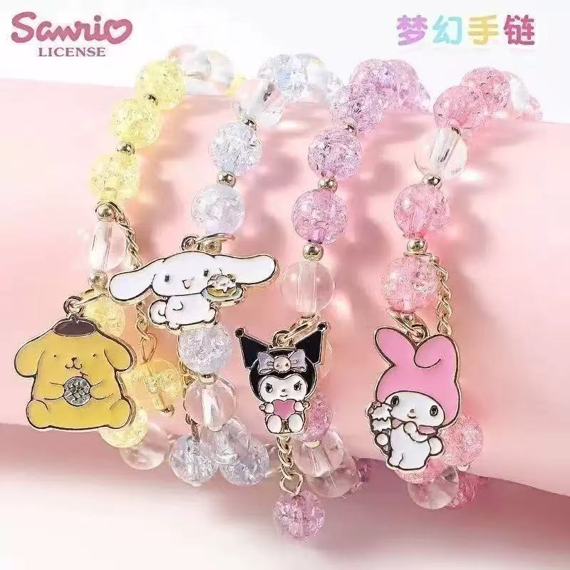 Sanrio Kuromi & My Melody Beaded Bracelet
